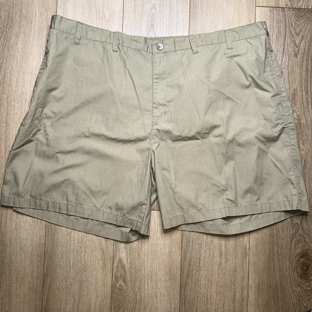 Men's Haband Size 54 Casual Joe Beige Cotton Polyester‎ Shorts Elastic Waist